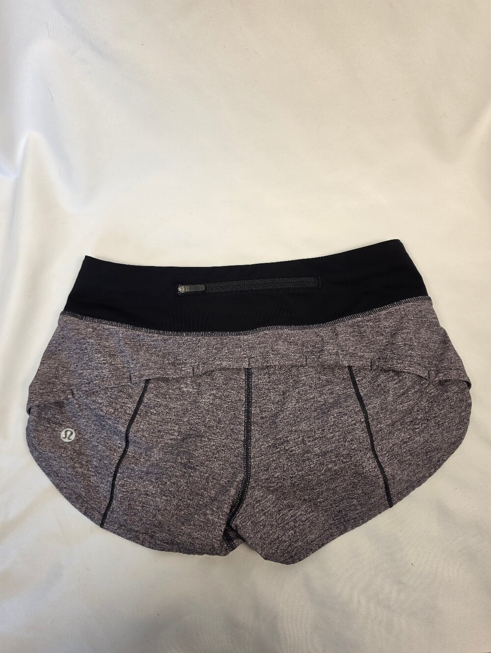 Lululemon Speed Up Shorts Heather Lux Multi Black Size 2 - Picture 2 of 6